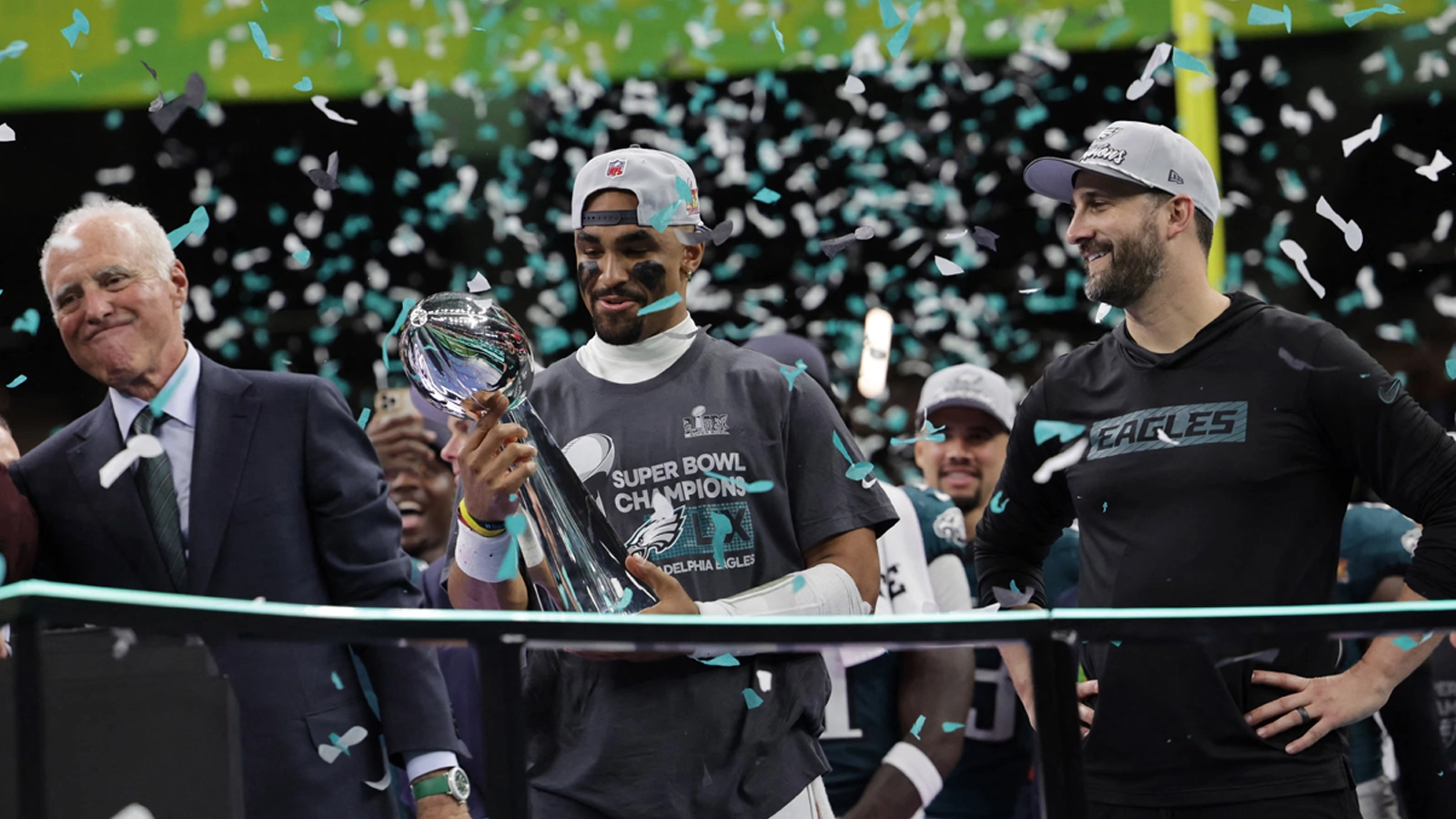 Super Bowl host stadium skyline